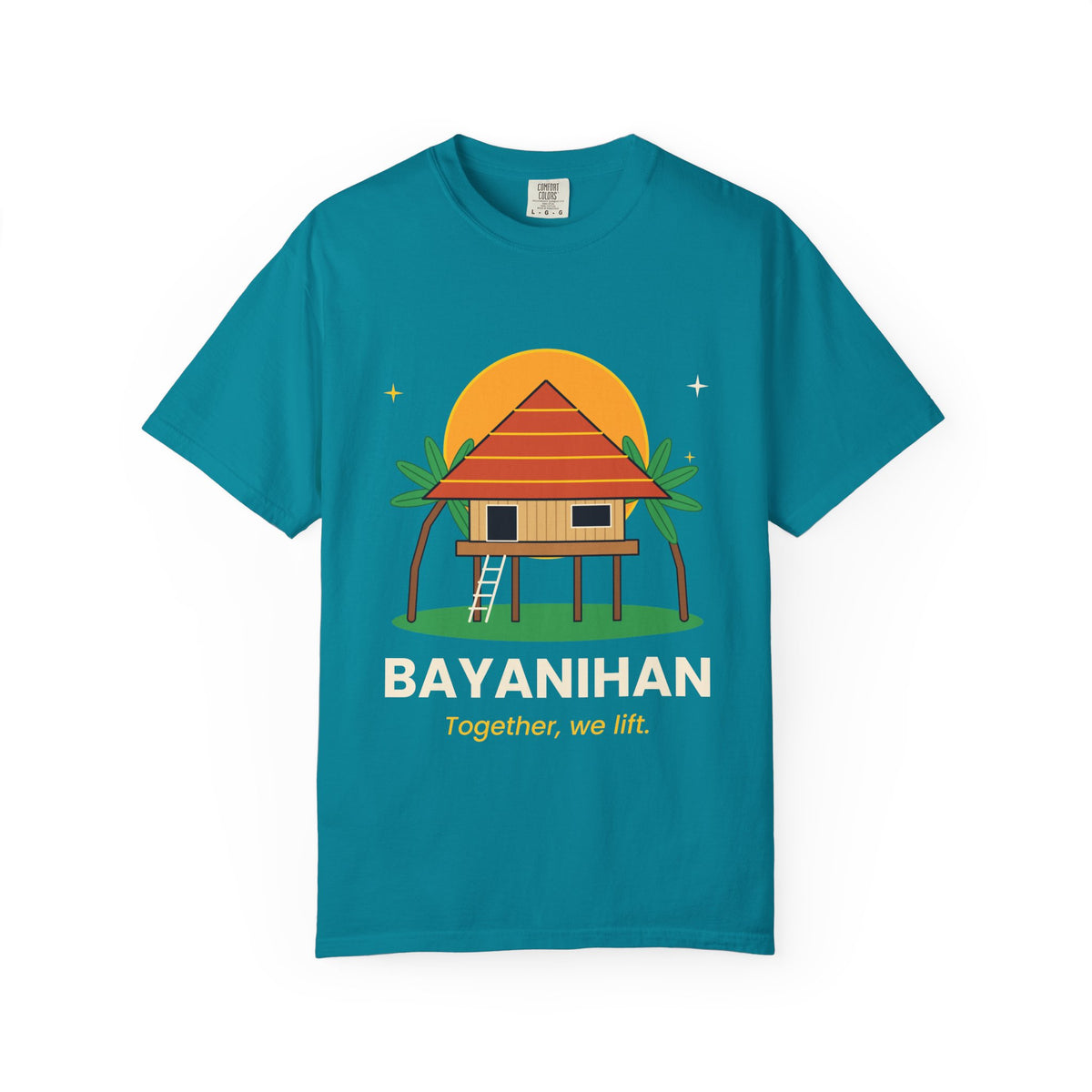 Bayanihan T-Shirt — Filipino Community Pride Tee (“Together, we lift.”)