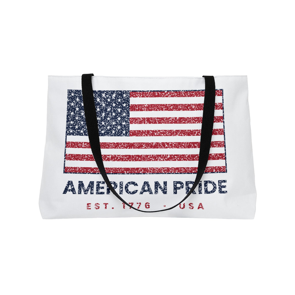 Weekender Tote Bag — USA American Pride Flag Tote (Est. 1776)