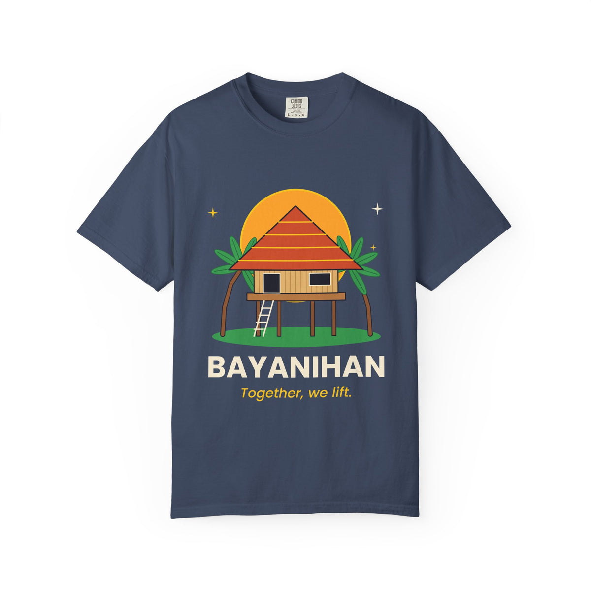 Bayanihan T-Shirt — Filipino Community Pride Tee (“Together, we lift.”)