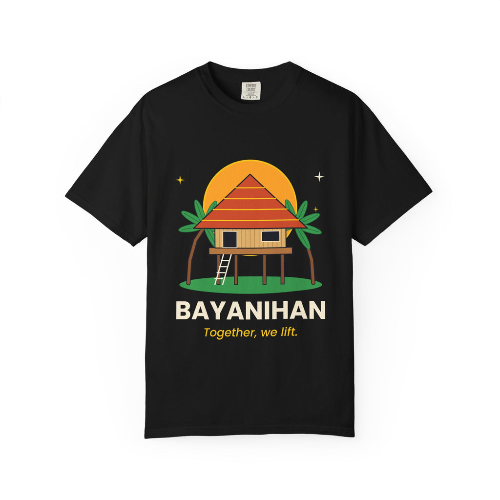 Bayanihan T-Shirt — Filipino Community Pride Tee (“Together, we lift.”)