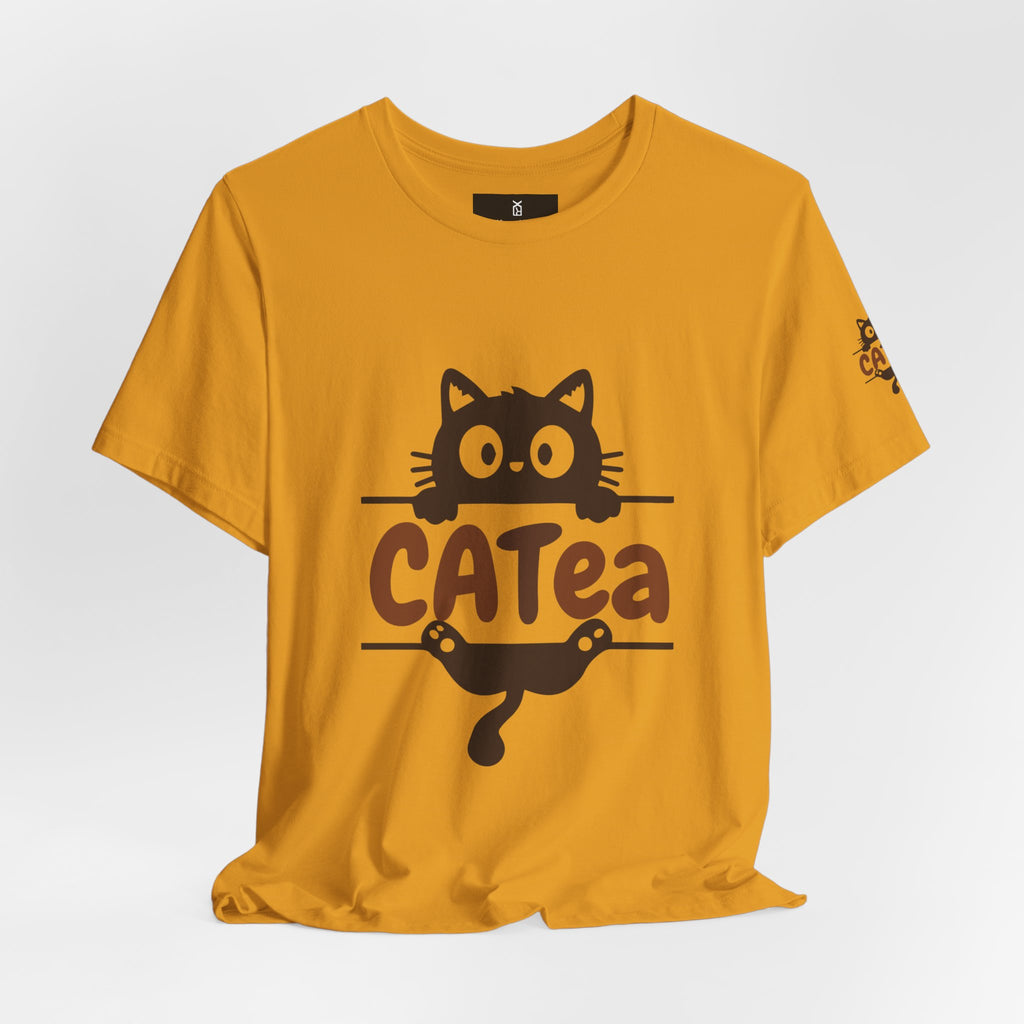 CATEa Cat Tee — Cute Cat Tea Pun Graphic T-Shirt
