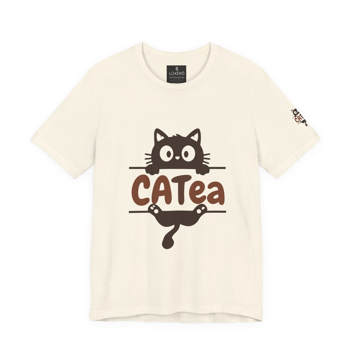 CATEa Cat Tee — Cute Cat Tea Pun Graphic T-Shirt