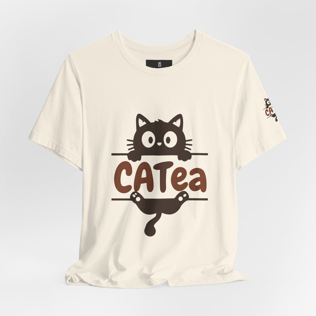 CATEa Cat Tee — Cute Cat Tea Pun Graphic T-Shirt